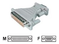 Uniformatic - Adaptateur série - DB-9 (F) pour DB-25 (M) CG349