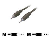 MCL - Câble audio - mini-phone stereo 3.5 mm mâle pour mini-phone stereo 3.5 mm mâle - 5 m MC712-5M