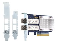 QNAP QXP-16G2FC - Adaptateur de bus hôte - PCIe 3.0 x8 profil bas - 16Gb Fibre Channel Gen 5 x 2 - avec 2 x émetteurs-récepteurs SFP+ (TRX-16GFCSFP-SR) - pour QNAP TS-1277, 463, 677, 877, 977, EC1280, TVS-2472, 682, 872, 882, EC1280, EC1580, EC2480 QXP-16G2FC