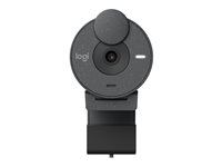 Logitech BRIO 300 - Webcam - couleur - 2 MP - 1920 x 1080 - 720p, 1080p - audio - USB-C 960-001436