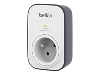 Belkin - Protection contre les surtensions - 230 V - 3680 Watt - connecteurs de sortie : 1 - France BSV102CA