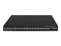 HPE FlexNetwork 5520 48G 4SFP+ HI 1-slot Switch - Commutateur - C3 - Géré - 48 x 10/100/1000 + 4 x 1 Gigabit / 10 Gigabit SFP+ - flux d'air d'un côté à l'autre - Montable sur rack - CTO R8M26A