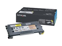 Lexmark - À rendement élevé - jaune - original - cartouche de toner - pour Lexmark C500n, X500n, X502n C500H2YG