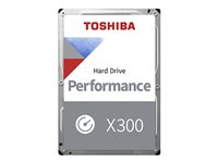 Toshiba X300 Performance - Disque dur - 18 To - interne - 3.5" - SATA 6Gb/s - 7200 tours/min - mémoire tampon : 512 Mo HDWR51JUZSVA