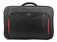 Targus Classic+ Clamshell - Sacoche pour ordinateur portable - 17" - 18" - noir, rouge CN418EU