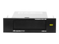 Overland-Tandberg RDX QuikStor - Lecteur de disque - cartouche RDX - SuperSpeed USB 3.0 - interne - 5.25" - noir (pack de 10) 8670-RDX