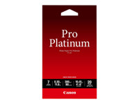Canon Photo Paper Pro Platinum - 100 x 150 mm - 300 g/m² - 20 feuille(s) papier photo - pour PIXMA iP3600, MP240, MP480, MP620, MP980 2768B013