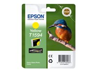 Epson T1594 - 17 ml - jaune - original - blister - cartouche d'encre - pour Stylus Photo R2000 C13T15944010
