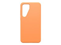 OtterBox Symmetry Series - Coque de protection pour téléphone portable - polycarbonate, caoutchouc synthétique - pierre de soleil (orange) - pour Samsung Galaxy S24+ 77-94555