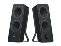 Logitech Z207 - Haut-parleurs - pour PC - canal 2.0 - sans fil - Bluetooth - 5 Watt (Totale) - noir 980-001295