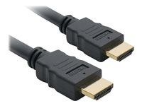 DLH - High speed - câble HDMI avec Ethernet - HDMI mâle pour HDMI mâle - 2 m - noir - support 4K DY-TU3560B