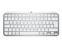 Logitech MX Keys Mini - Clavier - rétroéclairé - Bluetooth - AZERTY - Français - gris pâle 920-010483