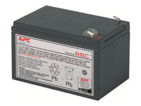 Cartouche de batterie de rechange APC #4 - Batterie d'onduleur - 1 x batterie - Acide de plomb - noir - pour P/N: BE 700 YIN, BE750BB-CN, BE800-IND, BK650I, BP500JPNP, BP650SX107, SC620X565, SU620I RBC4