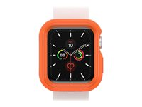 OtterBox EXO EDGE - Pare-chocs pour montre intelligente - polycarbonate, TPE - orange soleil brillant - conception lisse - pour Apple Watch (40 mm) 77-81216