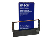 Epson ERC 23BR - Noir, rouge - ruban d'impression - pour M 280; TM 267, 270 C43S015362