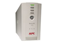 APC Back-UPS CS 350 - Onduleur - CA 230 V - 210 Watt - 350 VA - RS-232, USB - connecteurs de sortie : 4 - beige BK350EI