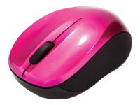 Verbatim Wireless Mouse GO NANO - Souris - optique - sans fil - RF - récepteur sans fil USB - rose chaud 49043
