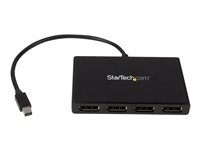 StarTech.com Splitter multi-écrans Mini DisplayPort vers 4x DisplayPort - Hub MST à 4 ports - Répartiteur Mini DP 1.2 vers 4x DP - Répartiteur video - 4 x DisplayPort - de bureau MSTMDP124DP