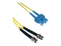 MCL - Câble réseau - mode unique SC (M) pour mode unique ST (M) - 1 m - fibre optique - 9 / 125 micromètres - OS2 FJOS2/SCST-1M