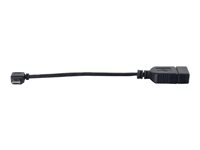 C2G Mobile Device USB Micro-B to USB Device OTG Adapter Cable - Adaptateur USB - USB (M) pour Micro-USB de type B (F) - 15 cm - noir 82410