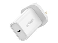 OtterBox - Adaptateur secteur - 30 Watt - PD (24 pin USB-C) - blanc 78-81347