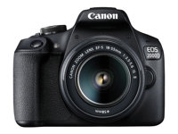 Canon EOS 2000D - Appareil photo numérique - Reflex - 24.1 MP - APS-C - 1080p / 30 pi/s - 3x zoom optique objectif EF-S 18-55 mm IS II - Wi-Fi, NFC 2728C003