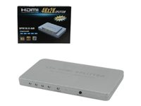 MCL Samar MP-HDMI3D/4 - Répartiteur vidéo/audio - 4 x HDMI - de bureau MP-HDMI3D/4