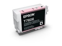 Epson T7606 - 25.9 ml - Magenta vif clair - original - blister - cartouche d'encre - pour SureColor SC-P600 C13T76064N10