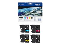 Brother LC985VALBP - Pack de 4 - noir, jaune, cyan, magenta - original - blister - cartouche d'encre - pour Brother DCP-J125, DCP-J140, DCP-J315, DCP-J515, MFC-J220, MFC-J265, MFC-J410, MFC-J415 LC985VALBP