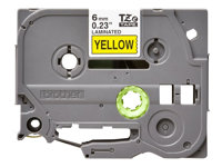 Brother TZe-611 - Noir sur jaune - Rouleau (0,6 cm) 1 cassette(s) ruban laminé - pour Brother PT-D210, D600, H110; P-Touch PT-1005, 1880; P-Touch Cube Pro PT-P910 TZE611
