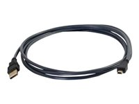 C2G Ultima 3m USB 2.0 A to Mini-B Cable (9.8ft) - Câble USB - USB (M) pour mini USB type B (M) - USB 2.0 - 3 m - moulé - noir 89652