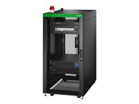 Schneider Electric Easy Micro Data Center - Rack armoire - configuration du boîtier de base - 24U EMDC24U3KP2V