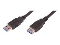 Uniformatic - Rallonge de câble USB - USB type A (F) pour USB type A (M) - USB 3.0 - 3 m - moulé 10476