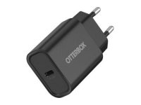 OtterBox - Adaptateur secteur - 20 Watt - 3 A - PD 3.0 (24 pin USB-C) - noir 78-81362