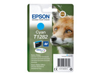 Epson T1282 - Taille M - cyan - original - emballage coque avec alarme radioélectrique/ acoustique - cartouche d'encre - pour Stylus S22, SX230, SX235, SX420, SX430, SX435, SX438, SX440, SX445; Stylus Office BX305 C13T12824022