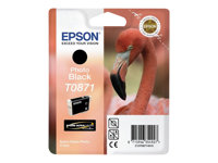 Epson T0871 - 11.4 ml - photo noire - original - blister - cartouche d'encre - pour Stylus Photo R1900 C13T08714010