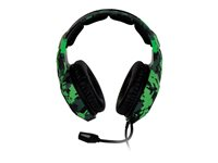 Verbatim SureFire Skirmish - Gaming - micro-casque - circum-aural - filaire - jack 3,5mm - camouflage vert 48821