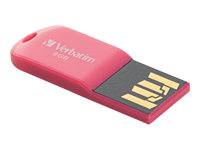 Verbatim Store 'n' Go Micro USB Drive - Clé USB - 8 Go - USB 2.0 - rose chaud 47424