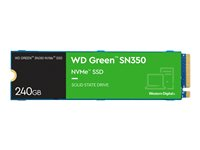 WD Green SN350 NVMe SSD WDS240G2G0C - SSD - 240 Go - interne - M.2 2280 - PCIe 3.0 x4 (NVMe) WDS250G2G0C