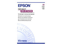 Epson Photo Quality Ink Jet Paper - Mat - enduit - A3 (297 x 420 mm) - 102 g/m² - 100 feuille(s) papier - pour SureColor SC-P700, P7500, P900, P9500, T2100, T3100, T3405, T5100, T5400, T5405 C13S041068