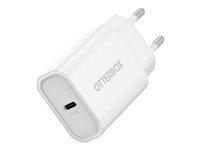 OtterBox - Adaptateur secteur - 20 Watt - PD (24 pin USB-C) - blanc 78-81340