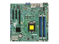 SUPERMICRO X10SLM+-F - Carte-mère - micro ATX - Socket LGA1150 - C224 - USB 3.0 - 2 x Gigabit LAN - carte graphique embarquée MBD-X10SLM+-F-O