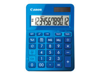 Canon LS-123K - Calculatrice de bureau - 12 chiffres - panneau solaire, pile - bleu métallique 9490B001