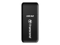 Transcend - Lecteur de carte ( SD, microSD, SDHC, microSDHC, SDXC, microSDXC, SDHC UHS-I, SDXC UHS-I ) - USB 3.0 TS-RDF5K