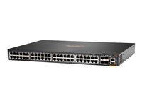 HPE Aruba Networking CX 6200F 48G 4SFP+ Switch - Commutateur - C3 - Géré - 48 x 10/100/1000 + 4 x 100/1000/10G SFP+ - de l'avant et du côté vers l'arrière - Montable sur rack JL726B#ABB