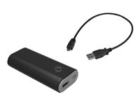 DLH Energy - Banque d'alimentation - 6700 mAh - 2.1 A (USB) - gris, noir DY-BE3985