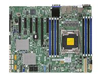SUPERMICRO X10SRH-CF - Carte-mère - ATX - Socket LGA2011-v3 - C612 - USB 3.0 - 2 x Gigabit LAN - carte graphique embarquée - pour SC213; SC732; SC743; SC823; SC826; SC833; SC842 MBD-X10SRH-CF-O