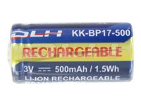 DLH - Batterie CR123 - Li-Ion - 500 mAh - 1.5 Wh KK-BP17-500