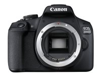 Canon EOS 2000D - Appareil photo numérique - Reflex - 24.1 MP - APS-C - 1080p / 30 pi/s - corps uniquement - Wi-Fi, NFC 2728C001