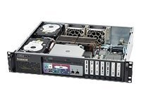 Supermicro SC523 L-410B - Montable sur rack 2U - ATX 410 Watt - noir CSE-523L-410B